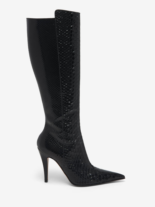 ALEXANDER MCQUEEN - Birdee Knee-high Boot - Item 813074WLAAG1000